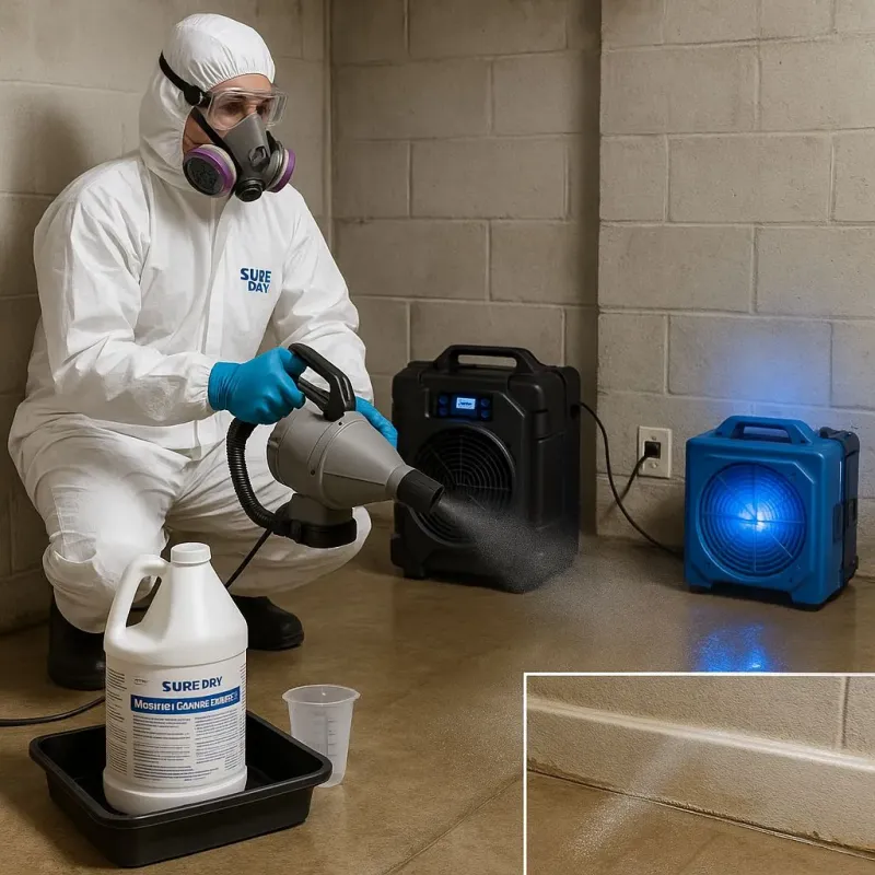 Sanitization and Odor Removal process in Gamewell, NC